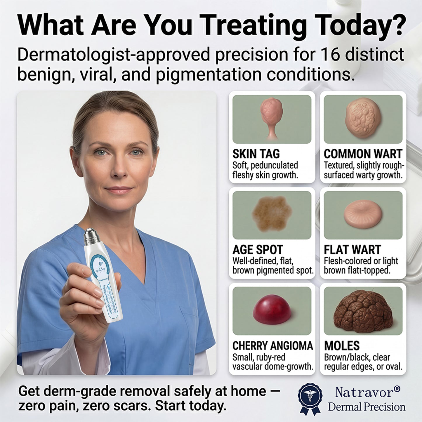 Say Goodbye to Unwanted Warts ✨ Natravor® Gentle Wart Care Pen for Mature Skin