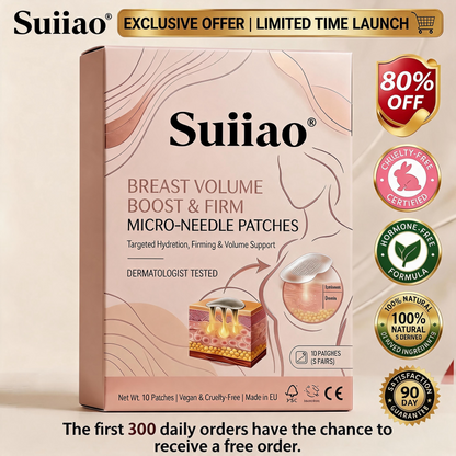 🔥Limited-time 80% sale-Suiiao® Targeted Breast Enhancement Advanced Nano-Microneedle Patches