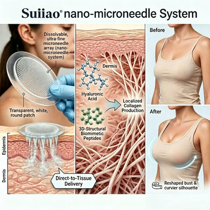 🔥Limited-time 80% sale-Suiiao® Targeted Breast Enhancement Advanced Nano-Microneedle Patches