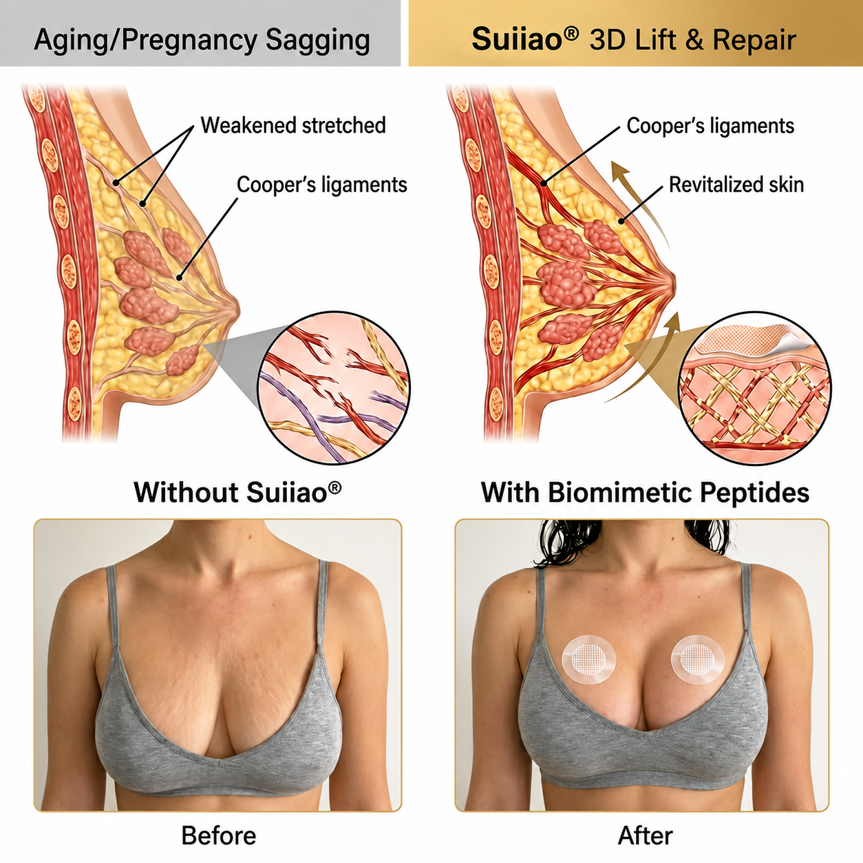 🔥Limited-time 80% sale-Suiiao® Targeted Breast Enhancement Advanced Nano-Microneedle Patches